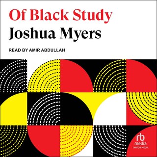 Front cover_Of Black Study