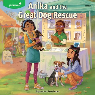 Front cover_Girl Scouts: Anika and the Great Dog Rescue