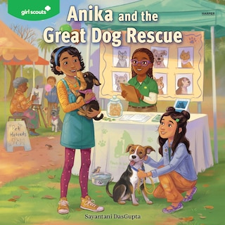 Front cover_Girl Scouts: Anika and the Great Dog Rescue