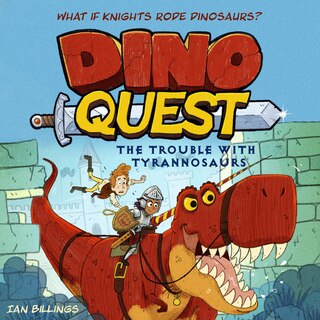Front cover_Dino Quest: The Trouble with Tyrannosaurs