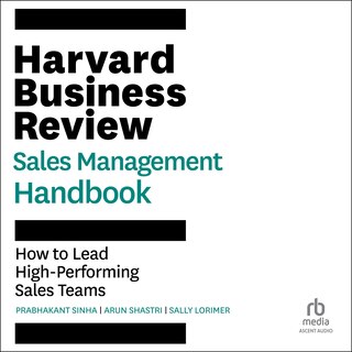 Front cover_Harvard Business Review Sales Management Handbook