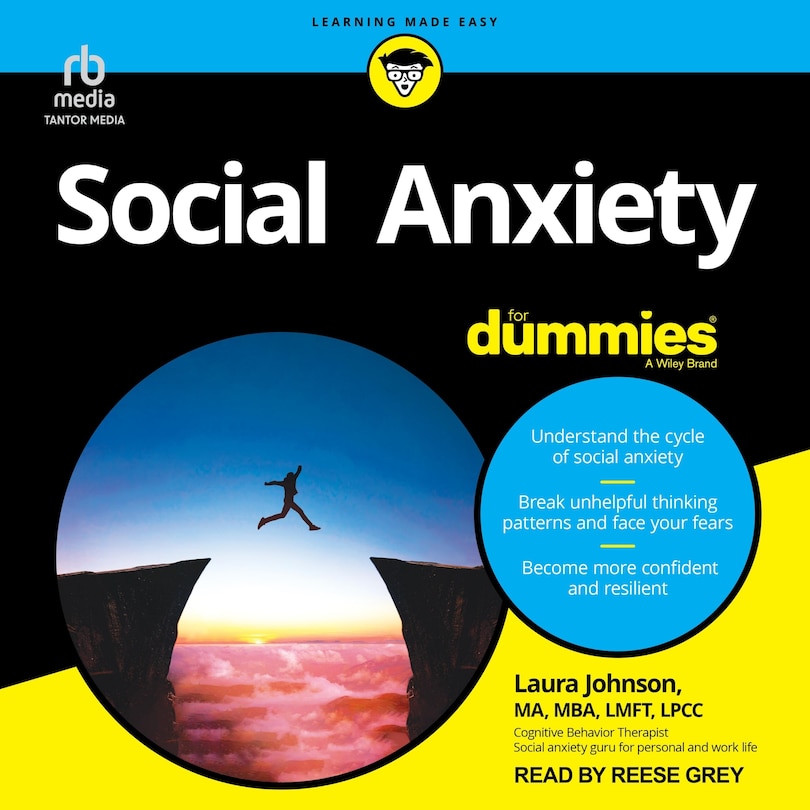Front cover_Social Anxiety For Dummies