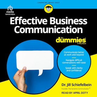 Front cover_Effective Business Communication For Dummies