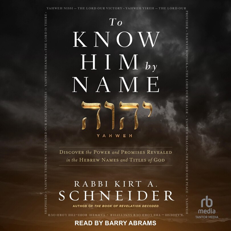 Front cover_To Know Him by Name