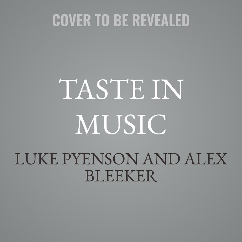 Front cover_Taste in Music