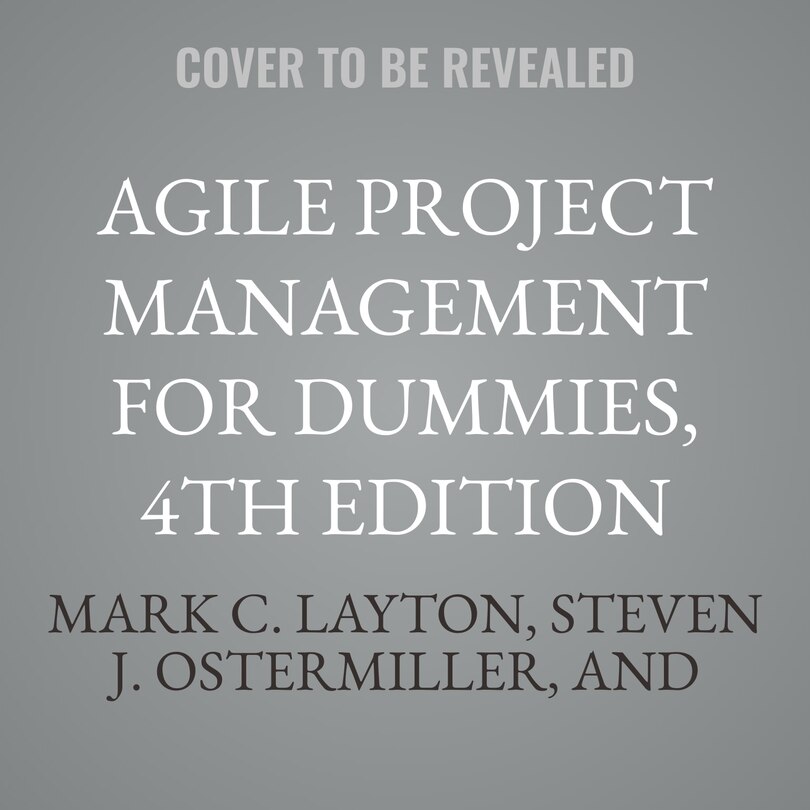 Front cover_Agile Project Management For Dummies, 4th Edition