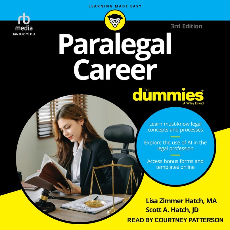 Front cover_Paralegal Career For Dummies, 3rd Edition