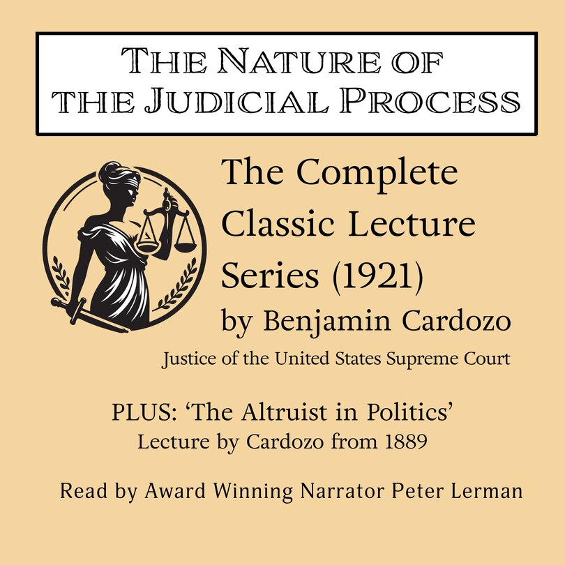 Couverture_The Nature of the Judicial Process