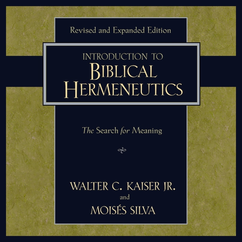 Front cover_Introduction to Biblical Hermeneutics