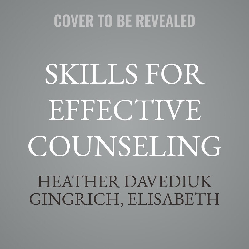 Front cover_Skills for Effective Counseling