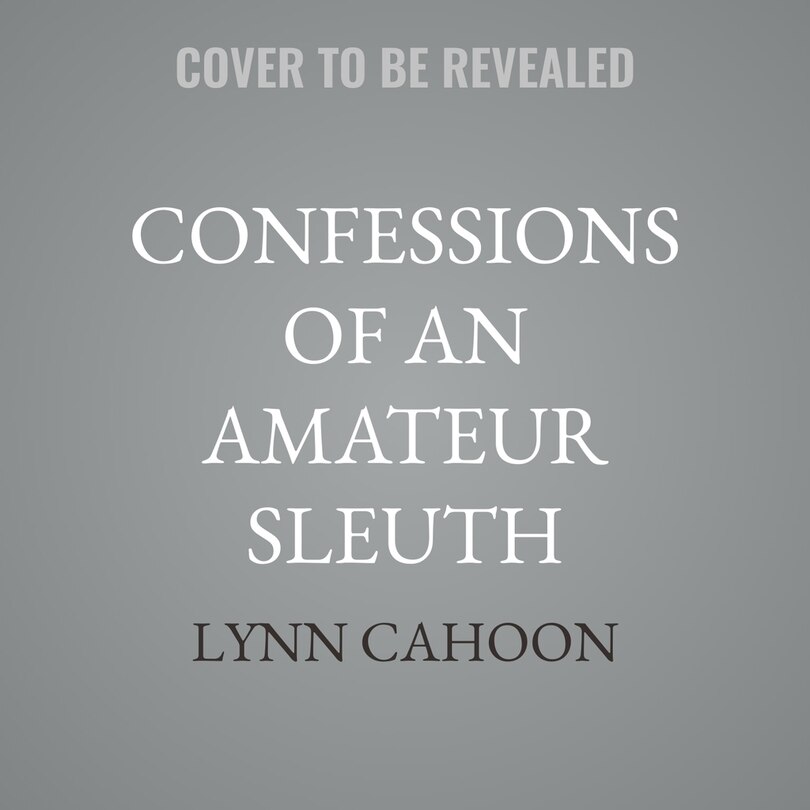 Couverture_Confessions of an Amateur Sleuth