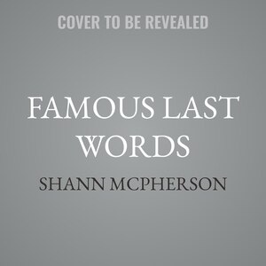Front cover_Famous Last Words