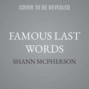 Front cover_Famous Last Words