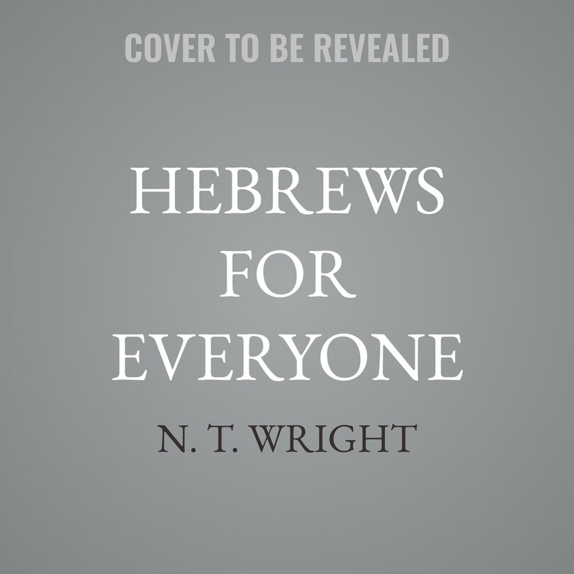 Couverture_Hebrews for Everyone