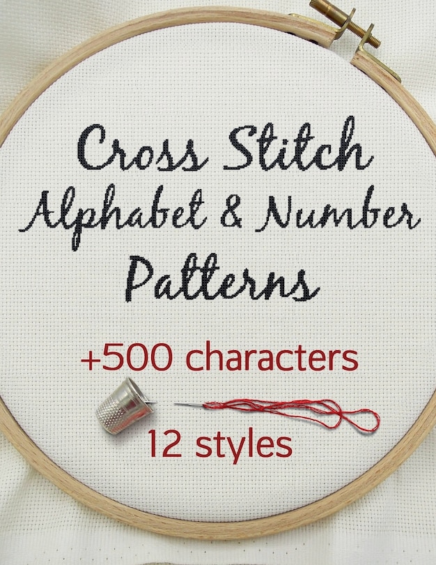 Front cover_Cross Stitch Alphabet & Number Patterns