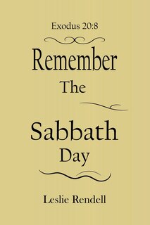 Front cover_Remember The Sabbath Day