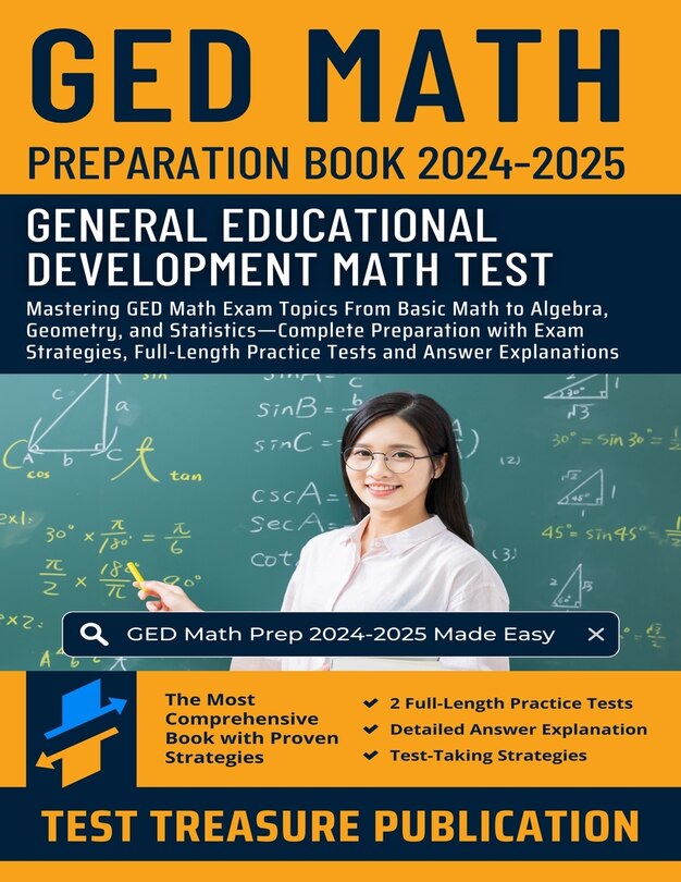 Couverture_GED Math Preparation Book 2024-2025