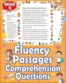 Front cover_Fluency Passages Grade 6 Comprehension Questions