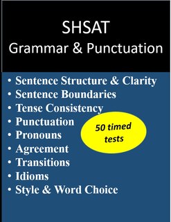 Front cover_SHSAT Grammar & Punctuation