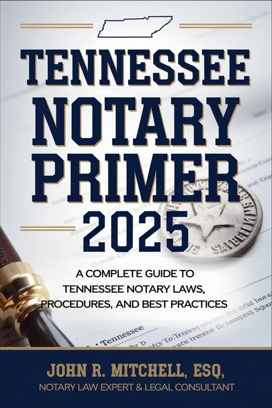 Front cover_Tennessee Notary Primer 2025