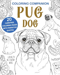 Front cover_Coloring Companion Pug Dog