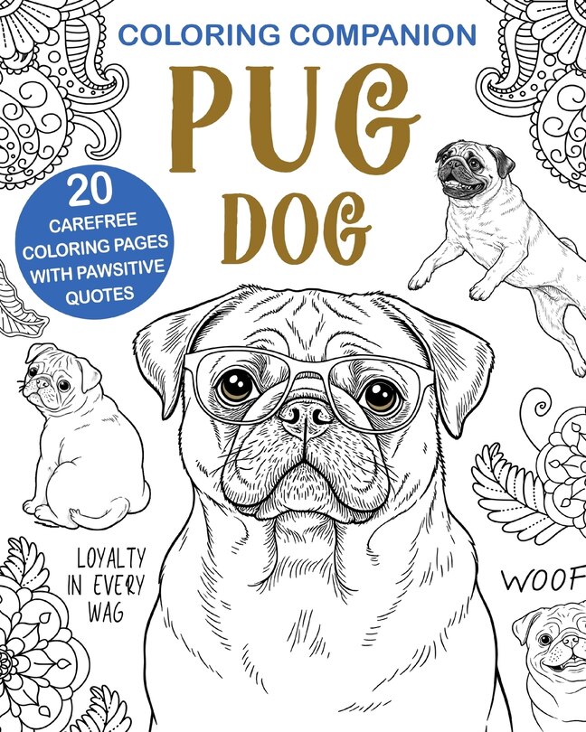 Front cover_Coloring Companion Pug Dog