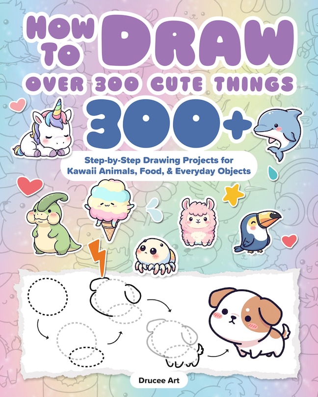 Front cover_How To Draw Over 300 Cute Things