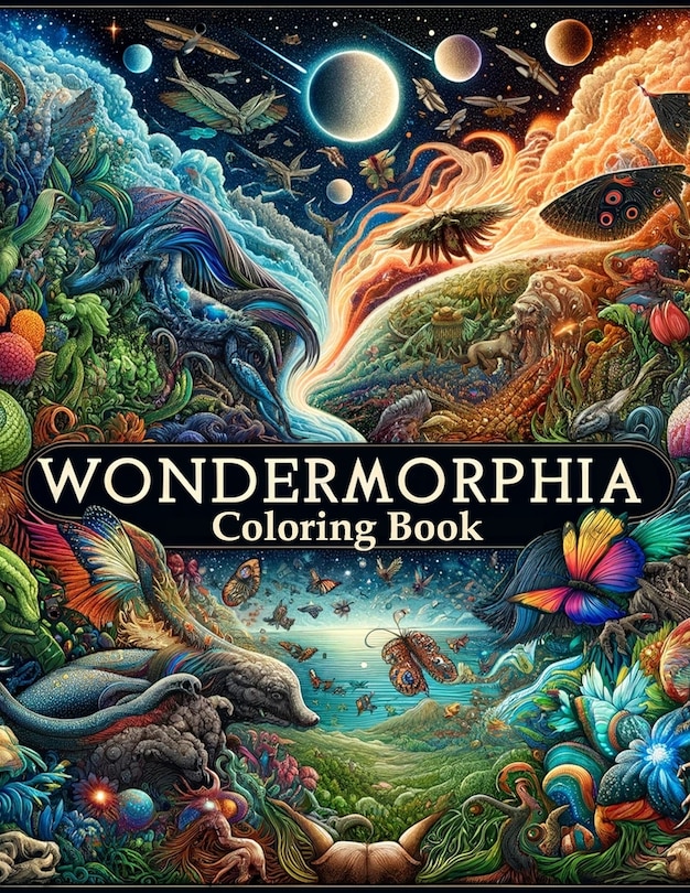 Front cover_Wondermorphia Coloring Book