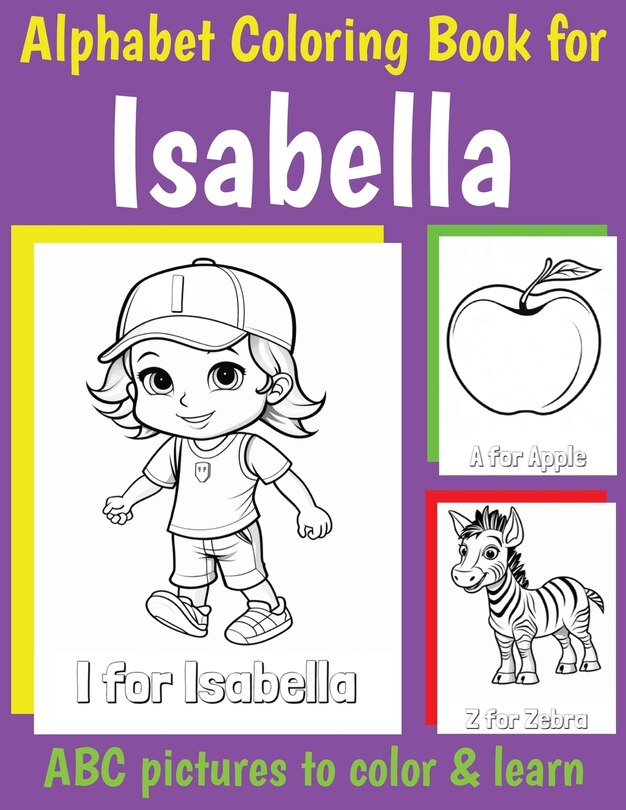 Front cover_ABC Coloring Book for Isabella