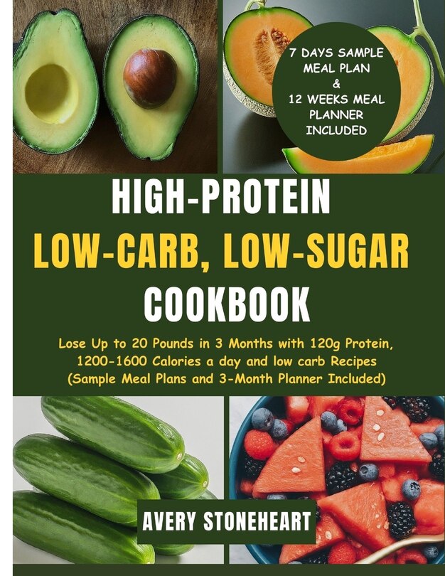 Front cover_High-Protein, Low-Carb, Low-Sugar Cookbook