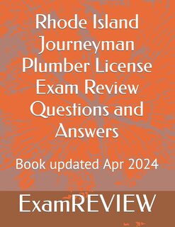 Couverture_Rhode Island Journeyman Plumber License Exam Review Questions and Answers