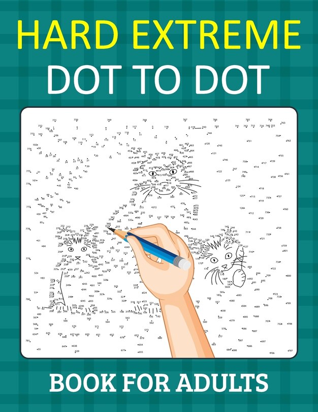 Front cover_Hard Extreme Dot To Dot Book for Adults