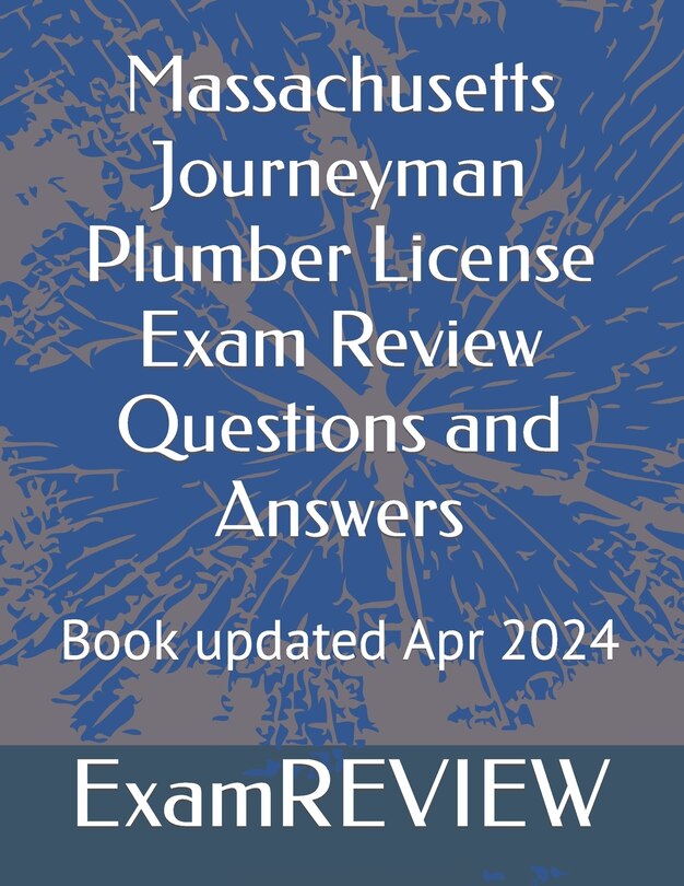 Front cover_Massachusetts Journeyman Plumber License Exam Review Questions and Answers
