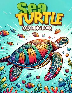 Front cover_Sea Turtle Coloring Book
