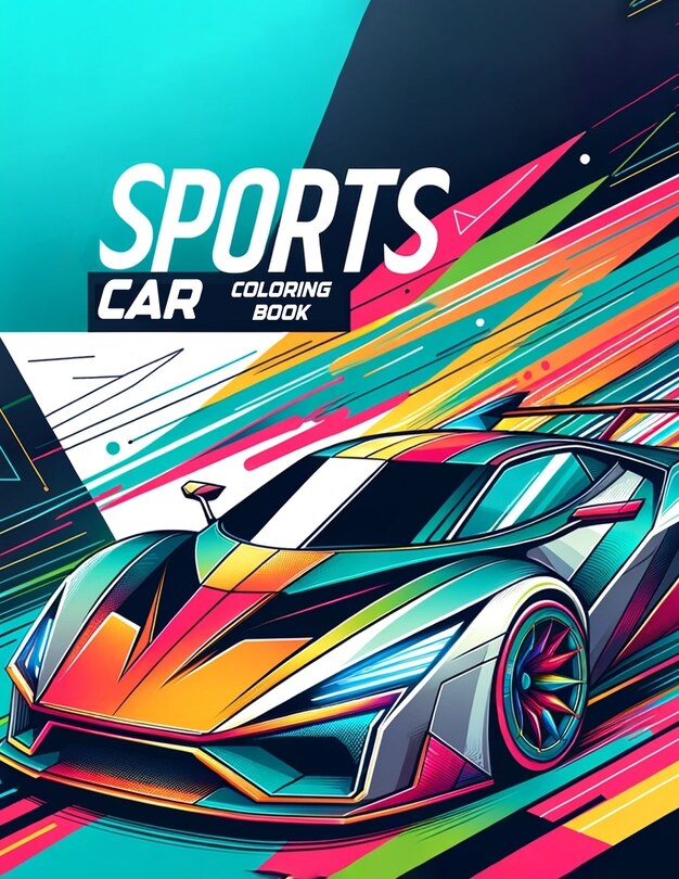 Couverture_Sports Car coloring book