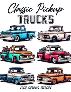 Front cover_Classic Pickup Trucks coloring book