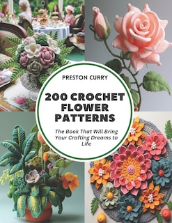 Front cover_200 Crochet Flower Patterns
