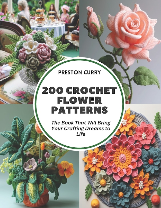 Front cover_200 Crochet Flower Patterns