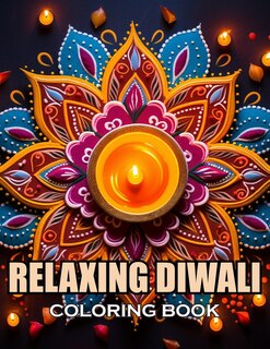 Front cover_Relaxing Diwali Coloring Book for Adult