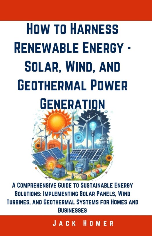 Front cover_How to Harness Renewable Energy - Solar, Wind, and Geothermal Power Generation