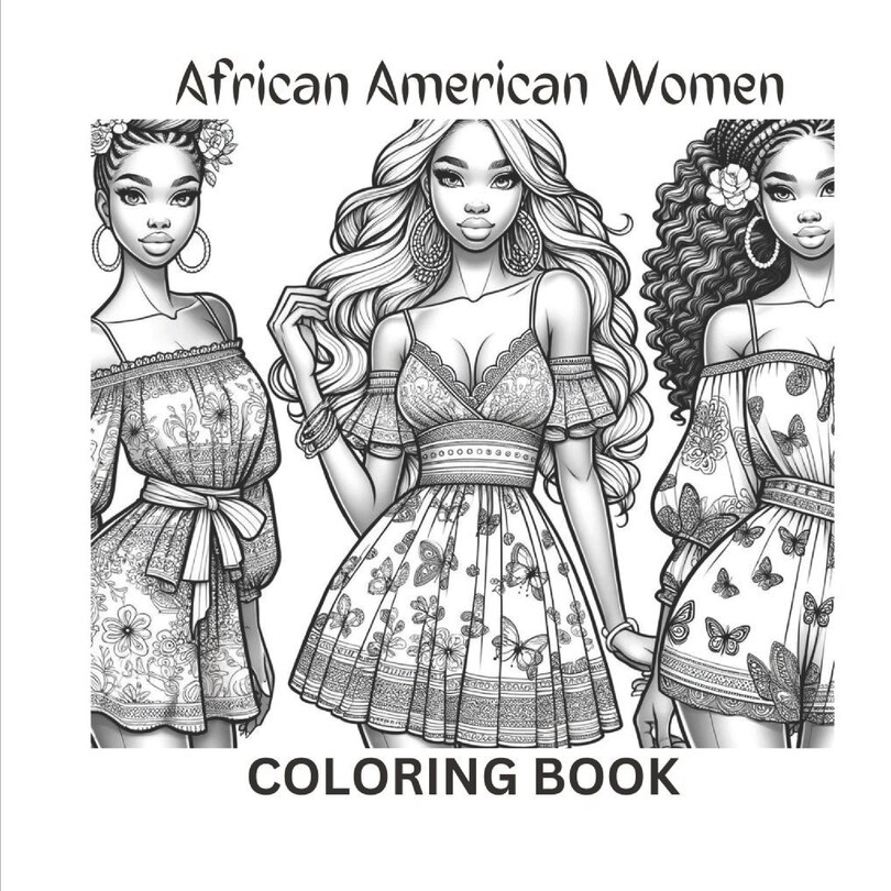 Couverture_African American Women Coloring Book