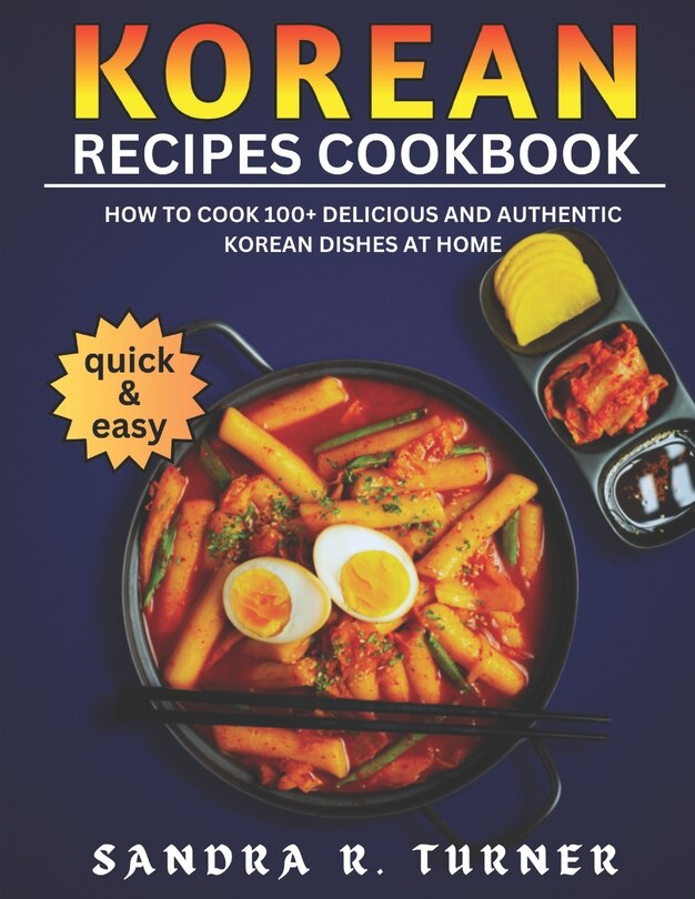 Front cover_Korean Recipes Cookbook