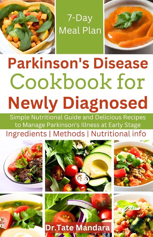 Front cover_Parkinson's Disease Cookbook For Newly Diagnosed
