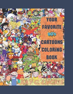 Couverture_Your Favorite 90's Cartoons Coloring Book