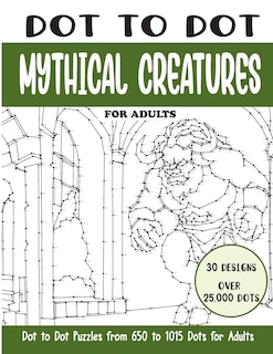 Couverture_Dot to Dot Mythical Creatures for Adults