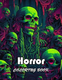 Front cover_Horror Coloring Book for Adult