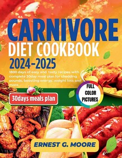 Front cover_Carnivore Diet Cookbook 2024-2025