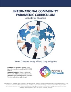 Front cover_International Community Paramedic Curriculum