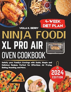 Front cover_Ninja foodi xl pro air oven cookbook
