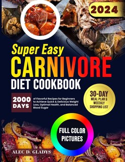 Front cover_Super Easy Carnivore Diet Cookbook